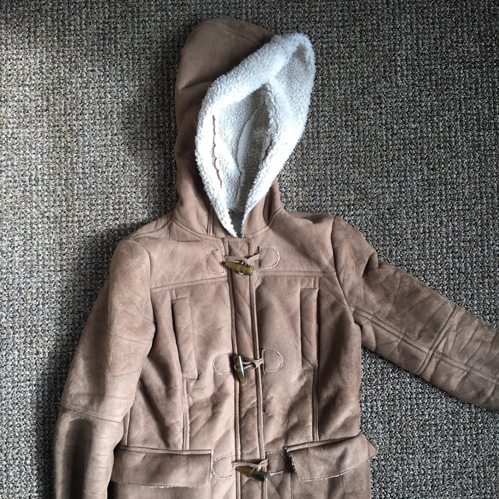 Suede coat
